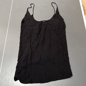 EUC Black ROXY Swimsuit spaghetti strap coverup or mini dress